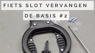 Fietsslot vervangen  Fiets slot monteren [upl. by Elephus465]