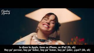 Sech Daddy Yankee J Balvin ft Rosalía Farruko  Relación Remix Video Lyrics [upl. by Maddox65]