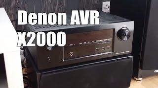 Denon AVR X2000 Receiver review [upl. by Aicilav]