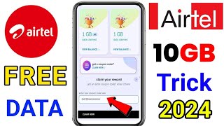 Airtel 2GB Free Data Offer Today  Airtel Free Data  Airtel Free Data Coupon Code Today [upl. by Eekram]