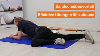 Bandscheibenvorfall  Effektive Übungen für zuhause [upl. by Htebazie695]