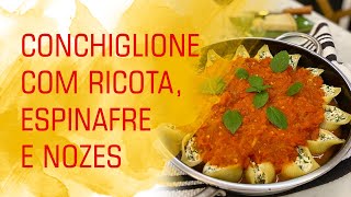 Conchiglione de ricota e espinafre [upl. by Spillihp]