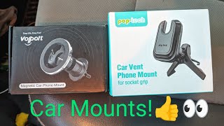 Checking Out the Volport and Poptech Car Mounts [upl. by Lednic]