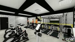 Criar arquitetura  Projeto Academia bodyFIT 064 [upl. by Kinzer]