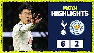 HeungMin Sons INCREDIBLE hattrick  EXTENDED HIGHLIGHTS  Spurs 62 Leicester City [upl. by Varini]