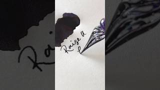 Last ink for the diamine inkvent 2023 calendar Raise a glass calligraphy handwriting ❤️🎄 [upl. by Vijar]