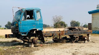 How to repair a broken truck chassis  Truck chassis fully repair  Truck Frame repair [upl. by Lenoj]