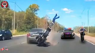 155 Most Tragic HighSpeed Motorcycle Police Chases vs Road Rage Drivers Caught On Dashcam [upl. by Nnylsoj]