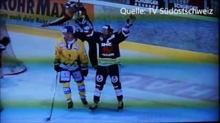 EHC Chur vs EHC Arosa quotSkandaltorquot [upl. by Annavas971]