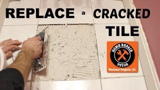 How to Replace a Cracked Tile [upl. by Nuoras]