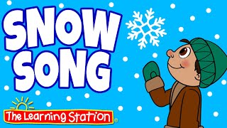 Snow Song ♫ What Is Snow ♫ Flurries Whats a Blizzard ♫ Kids Songs by The Learning Station [upl. by Ylrae]