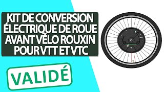 Avis Kit de conversion électrique de roue avant pour vélo [upl. by Ayiotal807]