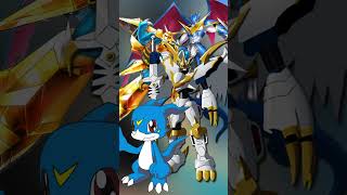 WOW TIGA EVOLUSI VEEMON MENJADI ROYAL KNIGHT anime animedigimon digimonseries shorts [upl. by Ninahs]