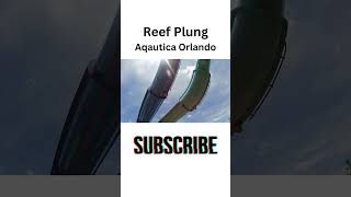 Reef Plunge Aquatica Orlando waterpark waterslide subscribe [upl. by Longley]