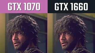 GTX 1070 vs GTX 1660 [upl. by Kylah]