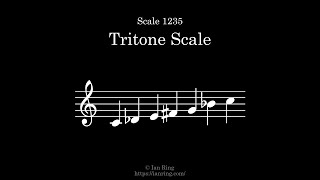 Scale 1235 Tritone Scale [upl. by Layol]