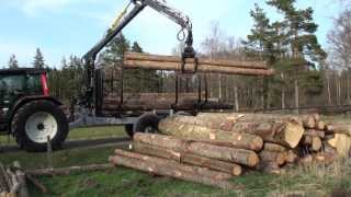 HYPRO HV14 Skotarvagn  Forwarder Trailer  Rückewagen [upl. by Gleeson109]