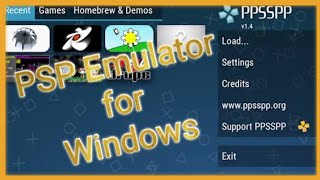 How to play PSP games on computer Install PSP Emulator PPSSPP on Windows [upl. by Aliban]