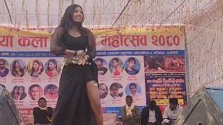 biche biche mara dhodi k niche bhojpuri song dance stage show OMSATIYA MAHOTSHAV 2080 dancevideo 🥰 [upl. by Packton]