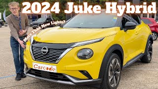 Nissan Juke Hybrid 2024 Update Review UK4K  Carcode [upl. by Anahahs]