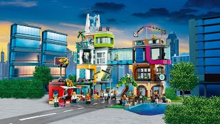 LEGO City Binnenstad  60380  360° [upl. by Ellecrag]