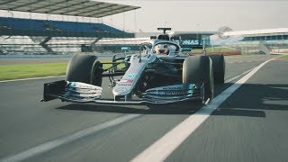 2019 Mercedes F1 Car in Action W10 Takes to the Track [upl. by Stelu471]