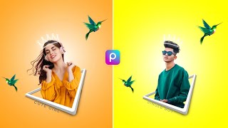 PicsArt 3D Portrait Photo Editing  Picsart Neww CreativePhoto Editing  Fed Editz [upl. by Enilegnave]