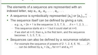 Recurrence Relations  1 [upl. by Livi]