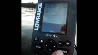 Lowrance Elite 4X Fish Finder Review 2 [upl. by Annuhsal]