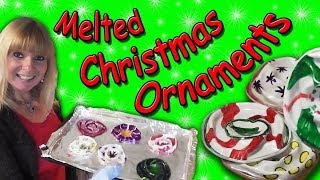 How To Make Melted Christmas Ornaments Out Of Cups [upl. by Tengler680]