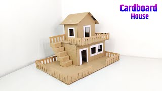 How To Make Cardboard House For Diwali  Gatte Ka Ghar Banane Ki Vidhi  Gharaunda Making For Diwali [upl. by Eduj882]