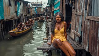 Life In a Floating Slum in Africa  Makoko [upl. by Bower]