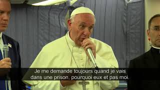 L’ une des choses les plus belles du voyage selon le pape François [upl. by Nyletak]