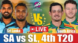 ICC T20 World Cup 2024 Live  SA vs SL 4th Match Live Scores LIVE CRICKET MATCH TODAY [upl. by Andros]