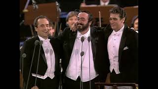 The Original Three Tenors  Carreras Domingo Pavarotti in Concert Rome 1990 [upl. by Kazue]