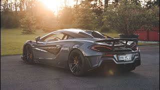 Novitec McLaren 600LT Exhaust quotRacequot [upl. by Aelaza]