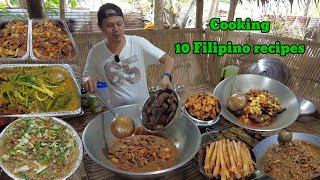 Ang daming orders Cooking 10 Filipino recipes Lutong pinoy [upl. by Aseram]