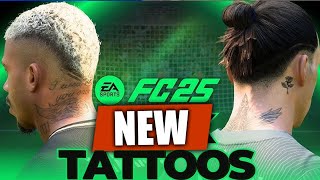 FC 25 ✒️ NEW PLAYER TATTOOS  WONDERKIDS [upl. by Euell]