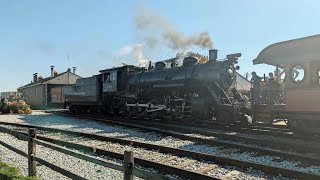 The Leaman Place Limited Departs  Strasburg Railroad 90  Trainspotting  Strasburg PA 102823 [upl. by Thornton]