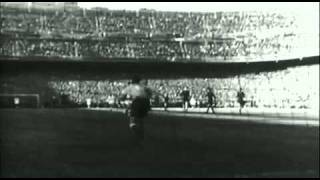 1956  57  Real Madrid x Fiorentina  Uefa Copaavi [upl. by Kaden301]