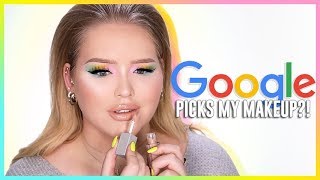 GOOGLE PICKS MY MAKEUP CHALLENGE  NikkieTutorials [upl. by Geibel]