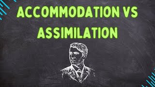 Accommodation vs Assimilation Psychology amp Education [upl. by Vivie]