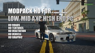 SHARE  MODPACK SUPER HD RINGAN amp SMOOTH GRAPHICS  SUPPORT SAMP   TERBARU 2023 [upl. by Zemaj]