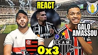 REACT FLAMENGO 0 X 3 ATLÃ‰TICO MG ATROPELO DO GALO  BRASILEIRÃƒO 2023 [upl. by Anigar92]