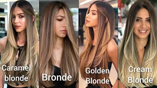 Top 37 Shades Of Blond Hair ColorsHair Dye Highlight With Names2022 Hair Color Trends [upl. by Yelyab]