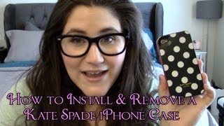 How to Install and Remove a Kate Spade iPhone Case [upl. by Tani773]