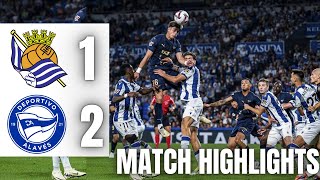 REAL SOCIEDAD  ALAVES 12  Full Match Highlights  Live [upl. by Berliner]