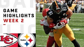 Chiefs vs Steelers Week 2 Highlights  NFL 2018 [upl. by Miche]