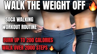 LAZY GIRL AT HOME WORKOUT PART 2  LOW IMPACT AT HOME WALKING WORKOUT  OSOCITY SOCA MIX [upl. by Omrellig]