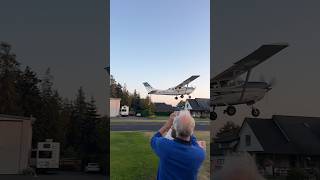 Airpark Living  Cessna Turbo 206 sunset takeoff in Super Slow Motion [upl. by Daile]